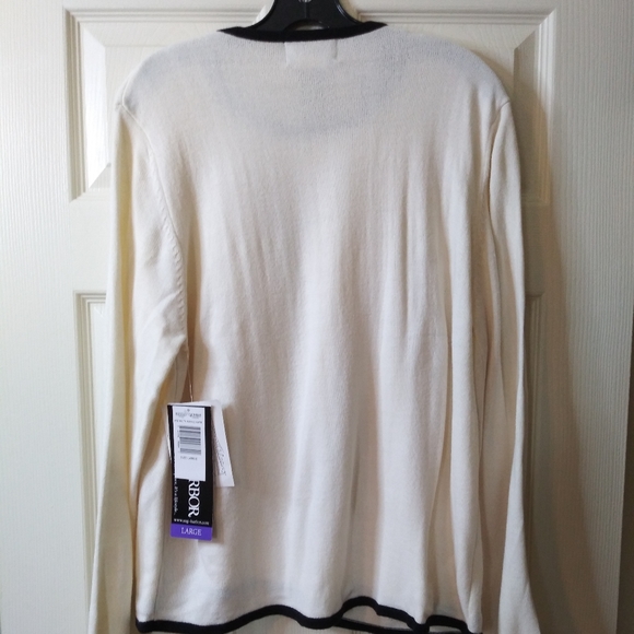 SAG HARBOR "Two-fer" Cardigan - Picture 4 of 5